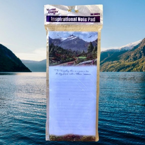 Inspirational Note Pad 100 Sheets Bible TO EVERYTHING THERE IS A SEASON New - Picture 4 of 11